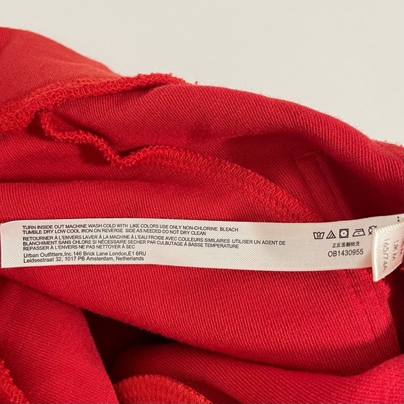 Free People Movement Flurry Pants Slim Flare Pull On Sweats Red Combo Medium - Picture 16 of 16